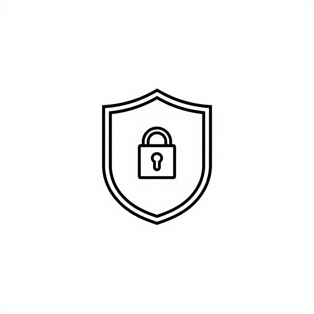 Icône de sécurité des données